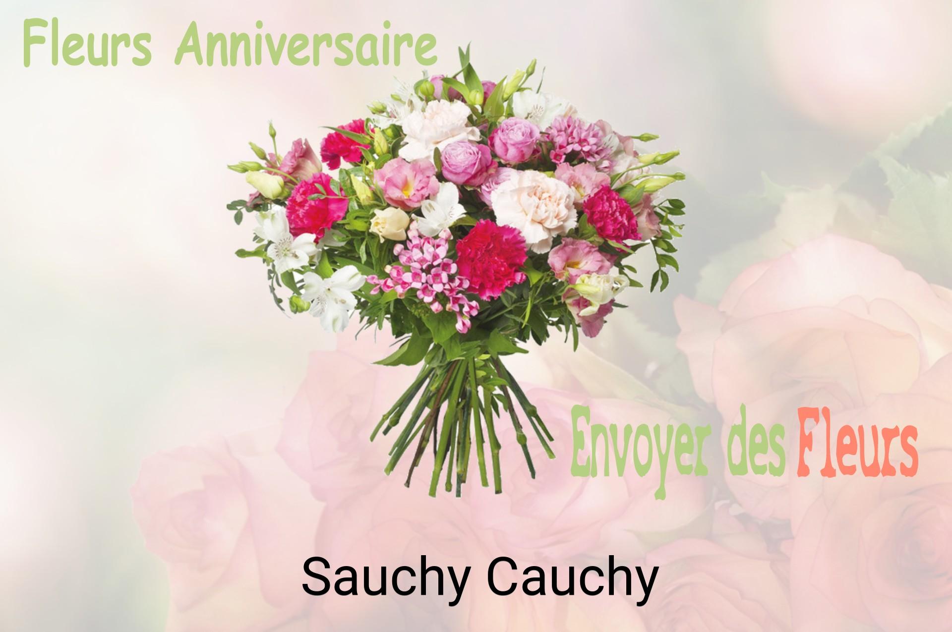 Bouquet de fleurs d’anniversaire livré à Sauchy-Cauchy